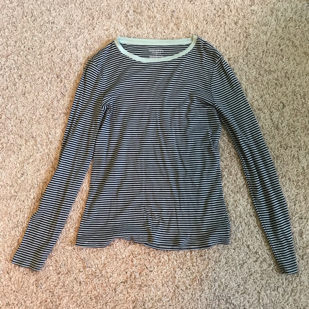 Merona Striped Long Sleeve Shirt